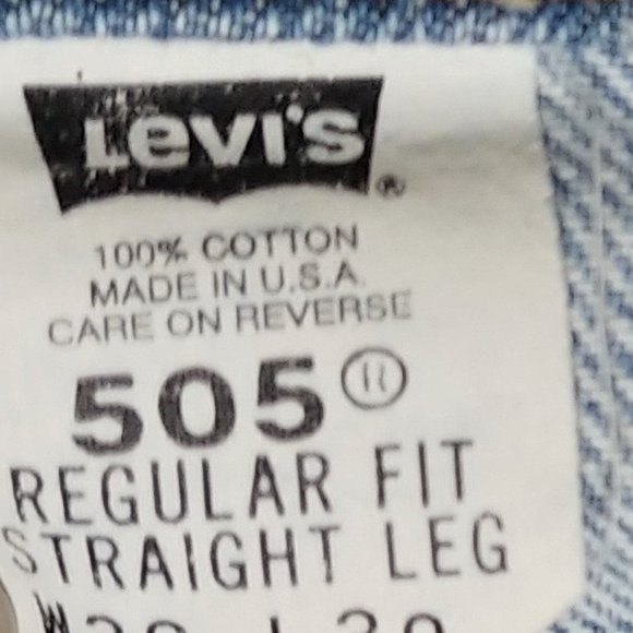Vintage Levi's 501 Jeans Made In USA Orange Tab - Picture 3 of 8